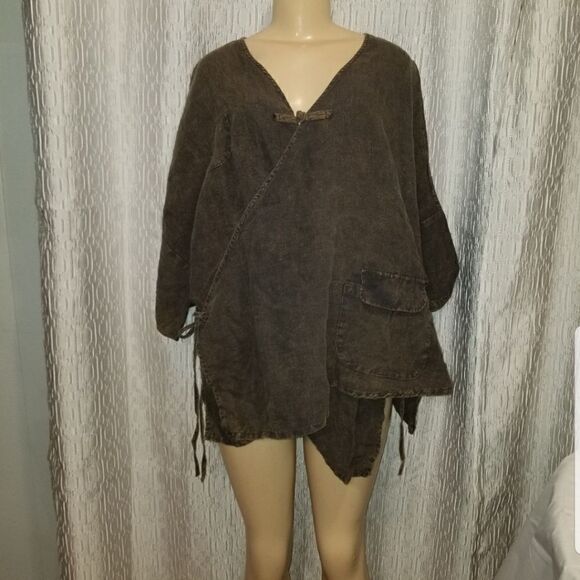 Buykud Navy Striped Oversized Dress NWT Size XL - Picture 9 of 10